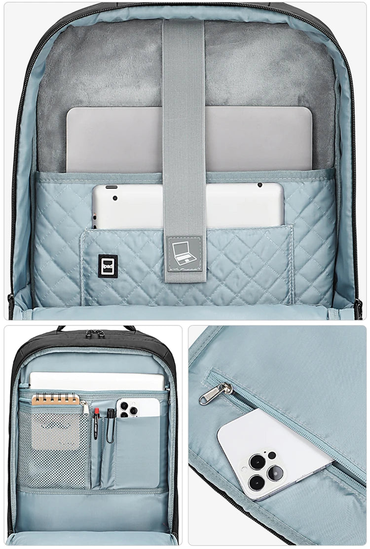 Large-capacity student backpack, casual backpack, Oxford material, new men's backpack, simple multi-functional bag