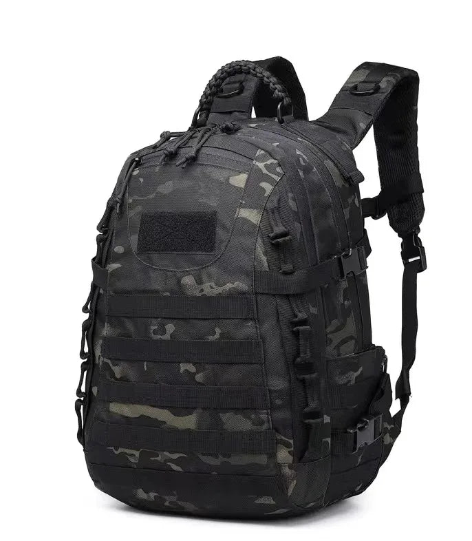 35L Outdoor Backpack Waterproof Camouflage Camping Hiking Backpack Large Wear-Resistant Sports Bag