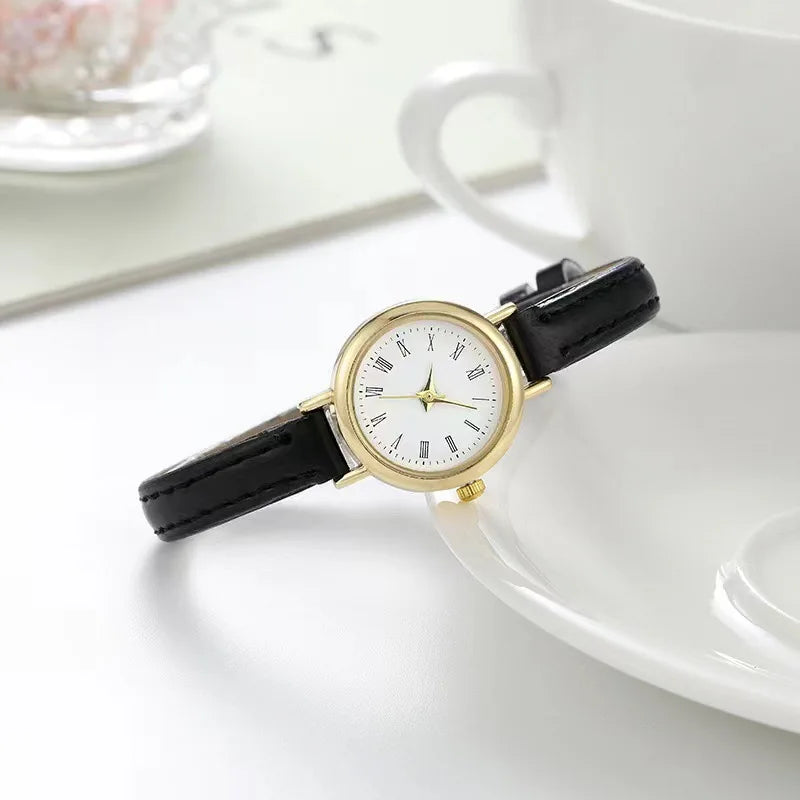 Fashion Small Women Watches Casual Leather Band Quartz Wristwatches Reloj Mujer Girls Clock Gift