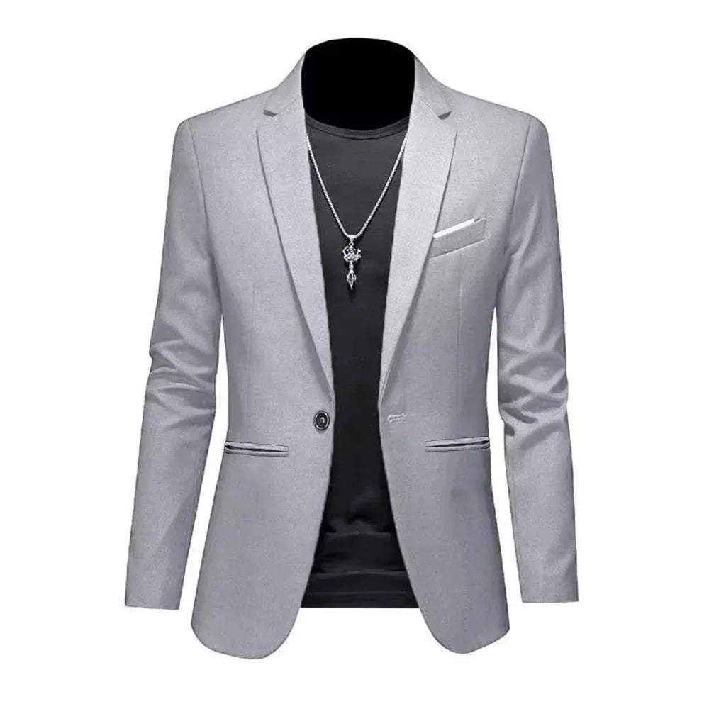 Men’s Casual Slim Fit Suit Jacket