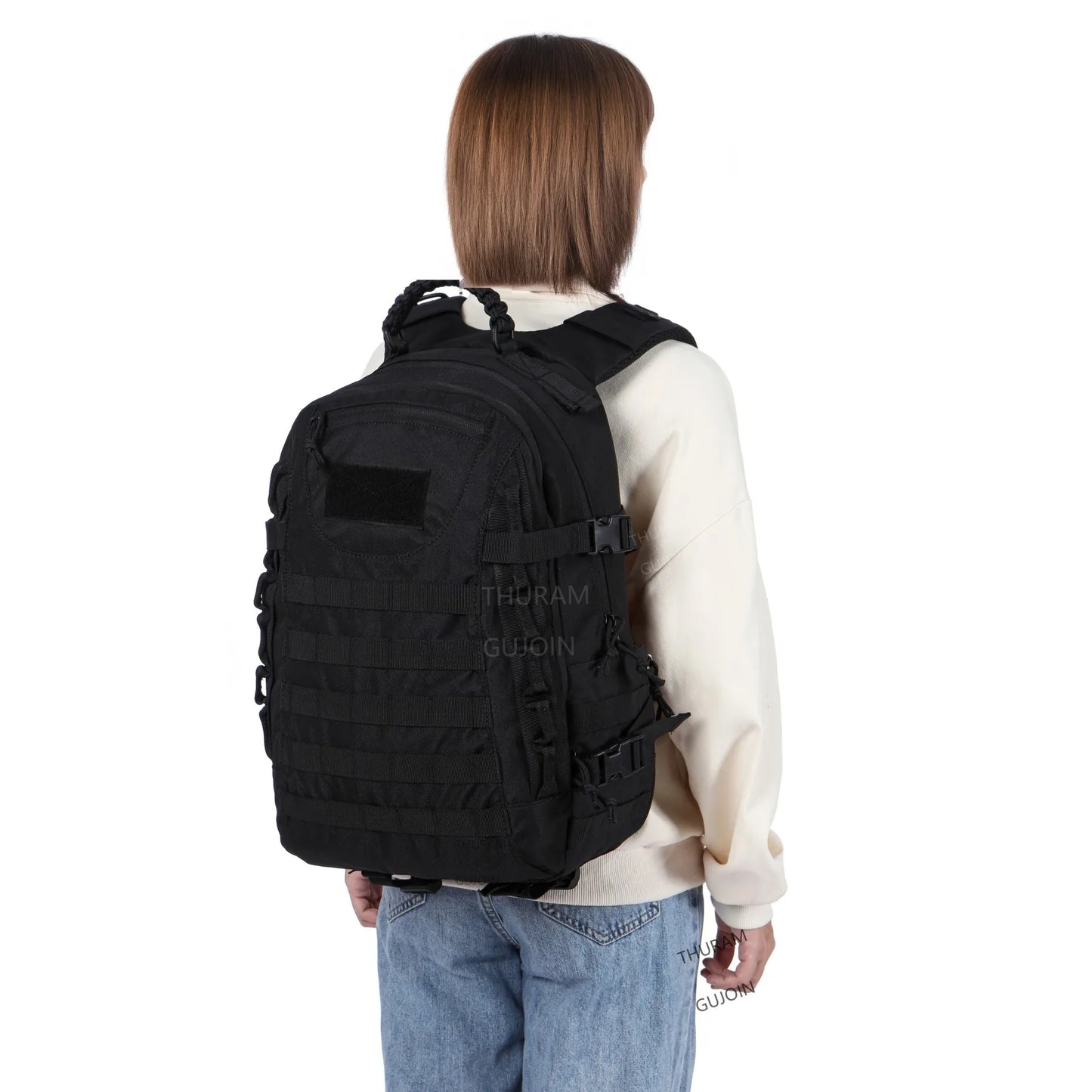 38L Tactical Backpack Style, Large Capacity Waterproof Outdoor Rucksack with MOLLE System, Hiking Camping Travel Bug Out Bag