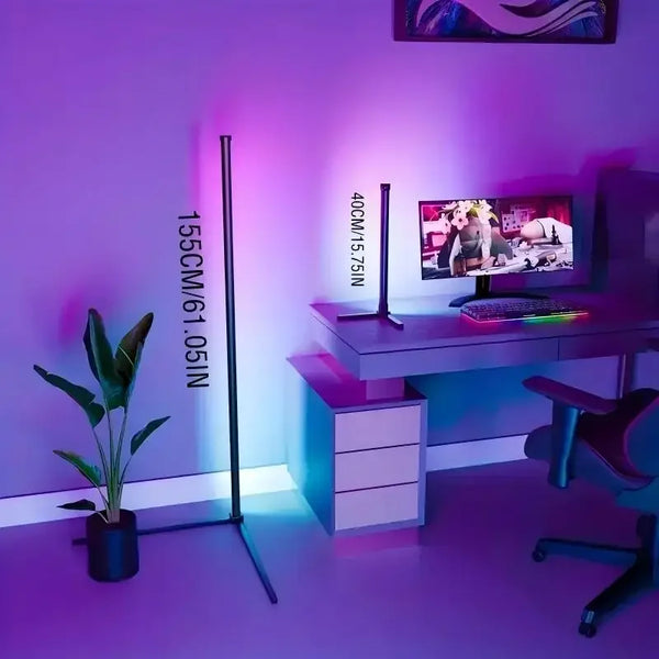 Chromara RGB Music Sync LED Corner Floor Lamp