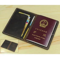 Luxury Handmade Genuine Leather Card Wallet Men Credit Card holder Women ID Sleeve Name Card Holder Cowhide Business Card Case