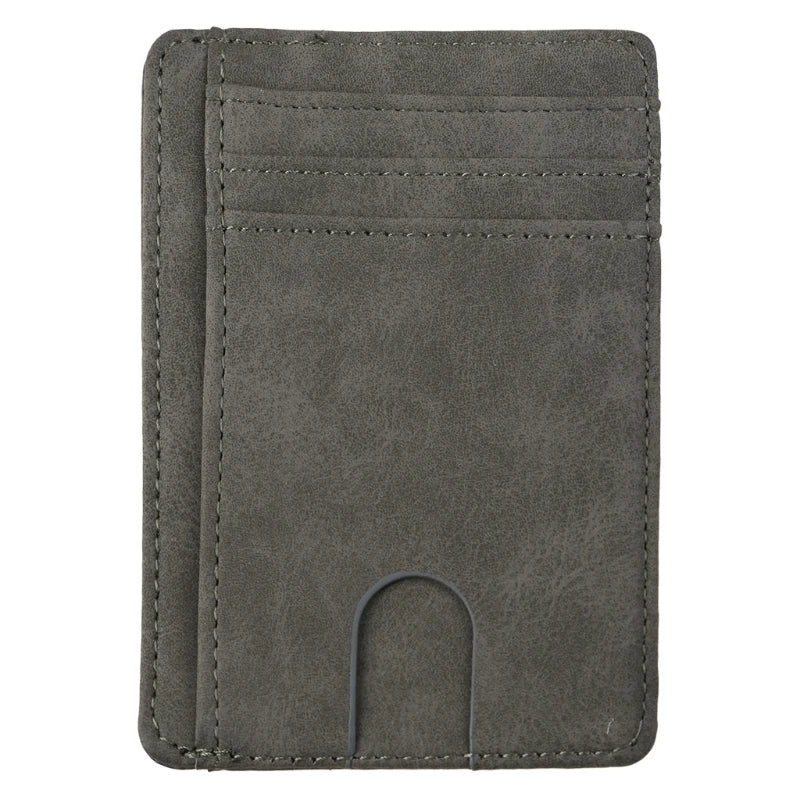 RFID Blocking Wallet Business Card Cover for Case Super Thin Men Leather Credit Card Holder