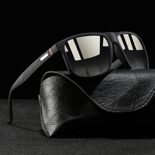 Fashion Vintage Square Colorful Check Pattern Sunglasses Men Women Driving Fishing Man Brand Designer Sun Glasses UV400 Eyewea