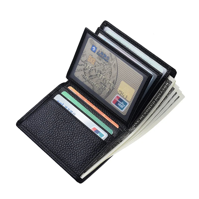 Driver's License Holder Genuine Leather Driver's Card Holder Wallet Credit Card ID Card Holder Wallet