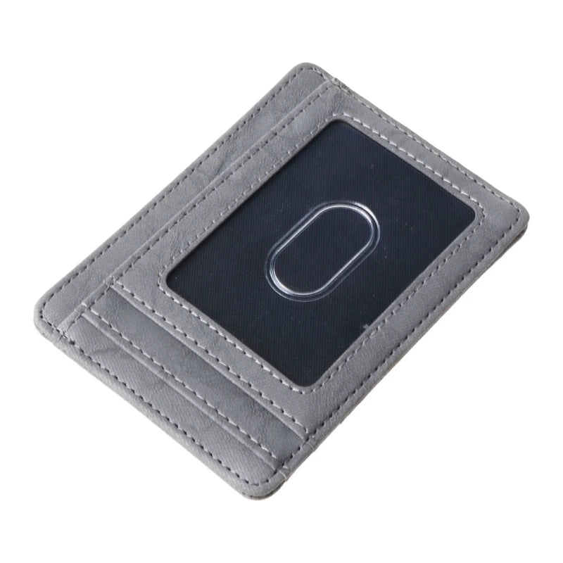 RFID Blocking Wallet Business Card Cover for Case Super Thin Men Leather Credit Card Holder