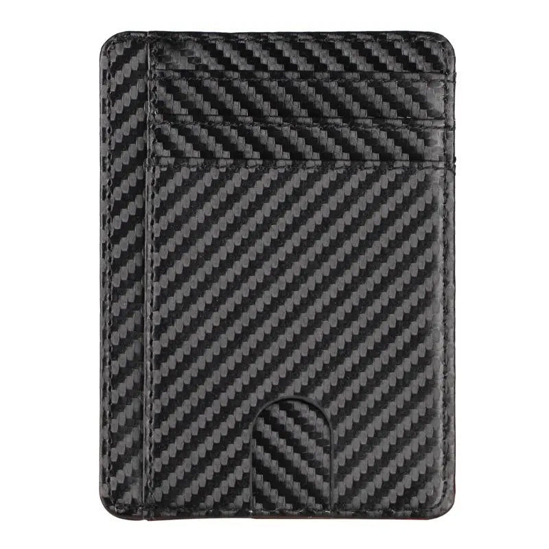 RFID Blocking Wallet Business Card Cover for Case Super Thin Men Leather Credit Card Holder