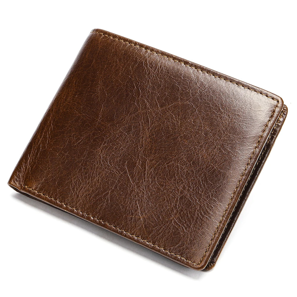 WESTAL RFID Men's Wallet Luxury Purse For Men Designer Wallet Men's Coin Purse Credit Card Holder Wallet For Men Money Bags 7313